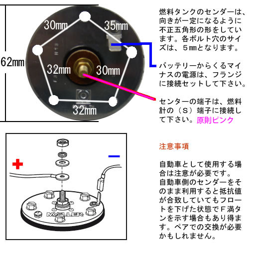 イスプロ燃料計センサーユニット