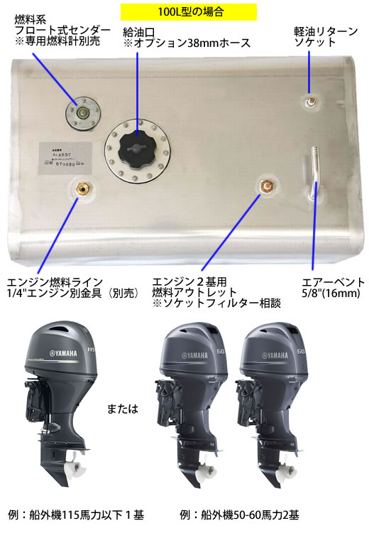 ストアー ステンレスタンク ６０型ストレート