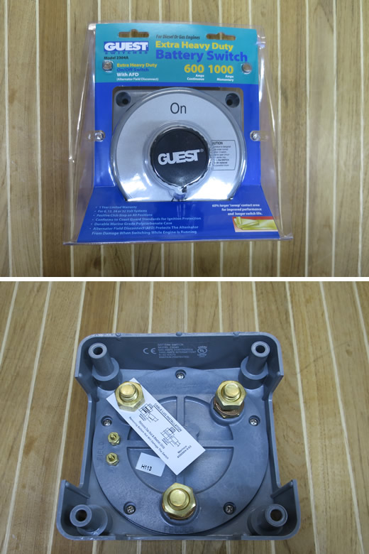 GUEST/バッテリースイッチ/高電流シングル/2304A