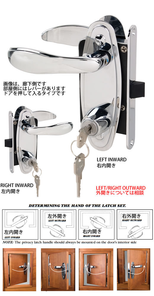 ヤマハボート キャビン ドアロックセット ヤマハボート キャビン ドアロックセット